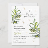 Er komt een kleintje aan Baby Shower Kaart (Voorkant)