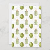 Er komt een kleintje aan Baby Shower Kaart (Achterkant)