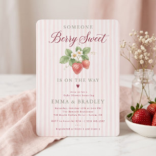 Er komt iemand heel lief aan meisje baby shower kaart