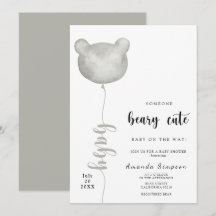 Er komt iemand heel schattig aan Baby shower