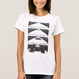 Er komt iets kwaad op deze manier (sequentiële ku t-shirt