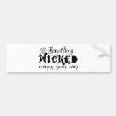 Er komt iets mis op je weg bumpersticker (Voorkant)