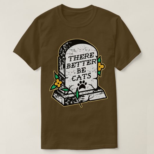 Er kunnen betere katten zijn t-shirt (Design voorkant)