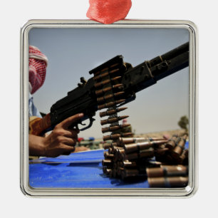 Er liggen 762 mm ronden op de vrachtwagen metalen ornament