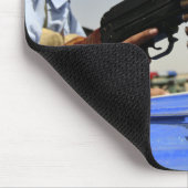 Er liggen 762 mm ronden op de vrachtwagen muismat (Hoek)