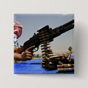 Er liggen 762 mm ronden op de vrachtwagen vierkante button 5,1 cm