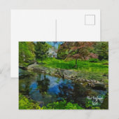 Er loopt een rivier doorheen. New England Verenigd Briefkaart (Voorkant / Achterkant)