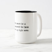 Er moet een Duits woord zijn Tweekleurige Koffiemok (Voorkant rechts)