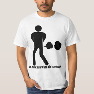 Er moet één lopen t-shirt