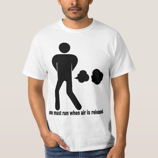 Er moet één lopen t-shirt (Voorkant)