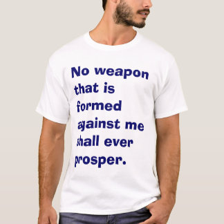 ER MOET GEEN WAPEN WORDEN GESCHIKT T-SHIRT