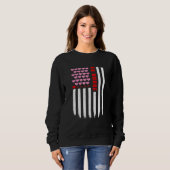 Er Nurse American Flag Heart Trui (Voorkant volledig)