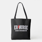 ER Nurse Chaos Coordinator Tote Bag (Achterkant)