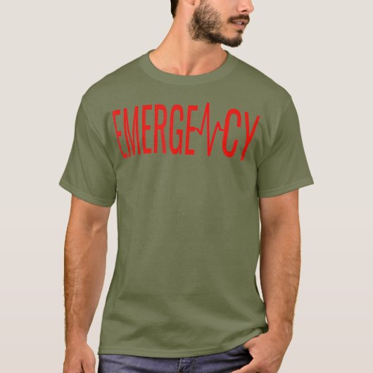 ER Nurse Doctor Emergency Room Hospital For EMT T-shirt (Voorkant)