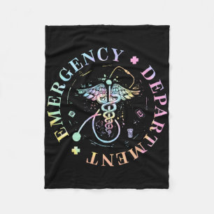 Er Nurse Emergency Dept Mannen vrouwen Nurse Week Fleece Deken