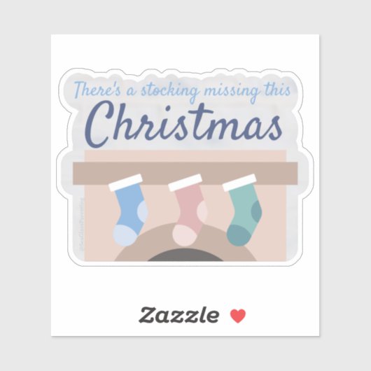 Er ontbreekt een voorraad deze kerst. sticker (Vel)