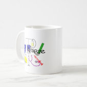 ER Ontwerp van verpleegkundige medische apparatuur Koffiemok (Voorkant links)