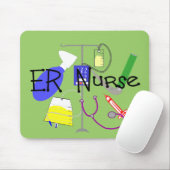 ER Ontwerp van verpleegkundige medische apparatuur Muismat (Met muis)