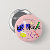 ER Ontwerp van verpleegkundige medische apparatuur Ronde Button 5,7 Cm (Voorkant /achterkant)