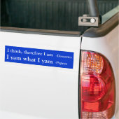 Er over nadenken bumpersticker (Op Truck)