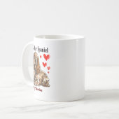 Er Spaniel is mijn Valentijn Schattigee hondeneige Koffiemok (Voorkant links)