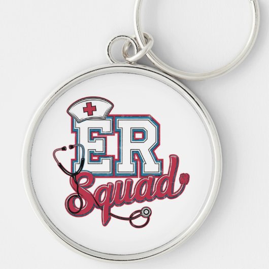 ER Squad T-Shirt – Emergency Room Team Apparel Sleutelhanger (Voorkant)
