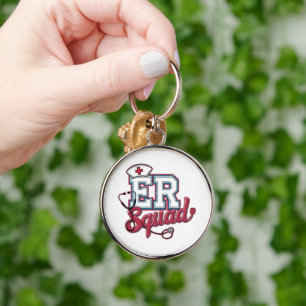 ER Squad T-shirt – kleding voor het noodsysteemtea Sleutelhanger