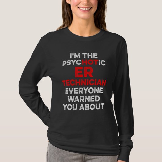 Er Technicier Emergency Room Tech 38 T-shirt (Voorkant)