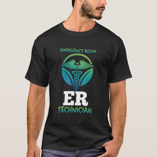 Er Technoloog Waardering Eerste Hulp Techn T-shirt (Voorkant)