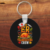 Er Thanksgiving Crew Nurse Emergency Room Register Sleutelhanger (Voorkant)