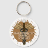 ER Verpleegkundige Caduceus Sleutelhanger (Voorkant)