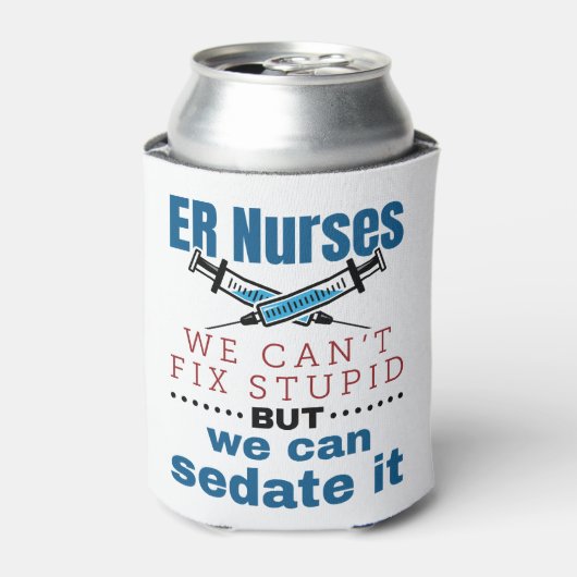 ER Verpleegkundigen we kunnen niet stuiteren, maar Blikjeskoeler (Blikje Voorkant)