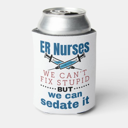 ER Verpleegkundigen we kunnen niet stuiteren, maar Blikjeskoeler (Blikje Achterkant)