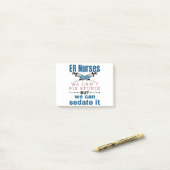 ER Verpleegkundigen we kunnen niet stuiteren, maar Post-it® Notes (Op bureau)