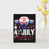 Er Verpleegster 4 juli bemanning Onafhankelijkheid Kaart (Gele Bloem)