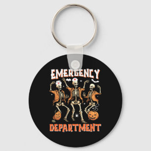 Er Verpleegster Halloween Room Emergency Departmen Sleutelhanger