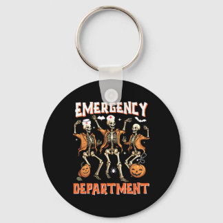 Er Verpleegster Halloween Room Emergency Departmen Sleutelhanger