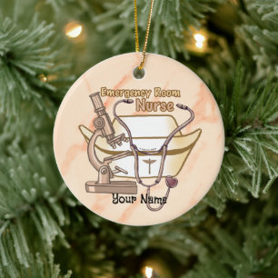 ER verpleegster Keramisch Ornament