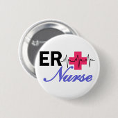 ER verpleegster Ronde Button 5,7 Cm (Voorkant /achterkant)