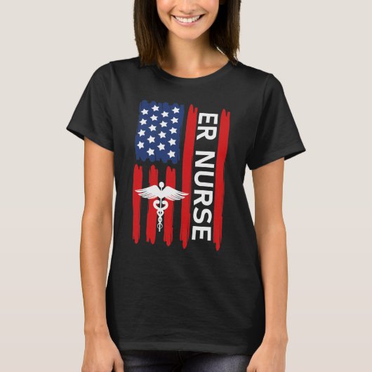 ER verpleegster T-shirt (Voorkant)