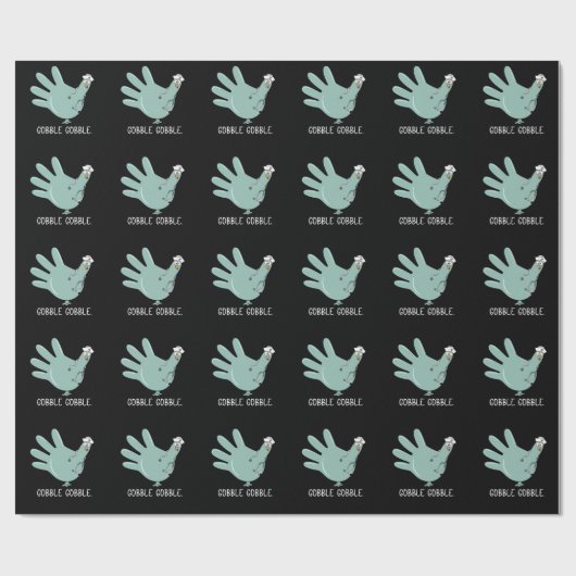 ER Verpleegster Turkije Gobble Squad ER Verpleegku Cadeaupapier (Vlak)