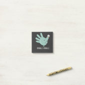 ER Verpleegster Turkije Gobble Squad ER Verpleegku Post-it® Notes (Op bureau)