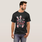ER Verpleegteam Paasdag Bunny Ears Paasnoods T-shirt (Voorkant volledig)