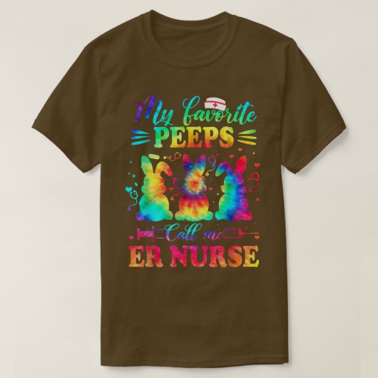 ER Verpleegteverf Favoriete verpleger Pasen T-shirt (Design voorkant)