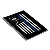 ER VERSE Amerikaanse vlag Verpleegster EMT verplee Notitieboek (Rechterzijde)