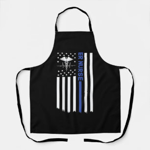 ER VERSE Amerikaanse vlag Verpleegster EMT verplee Schort