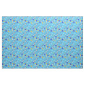 ER VERZENDEN Bright Blauw Stof (Fat Quarter)