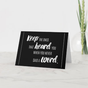 ER VOOR JE "WANNEER JE ME NODIG HEBT" KAART