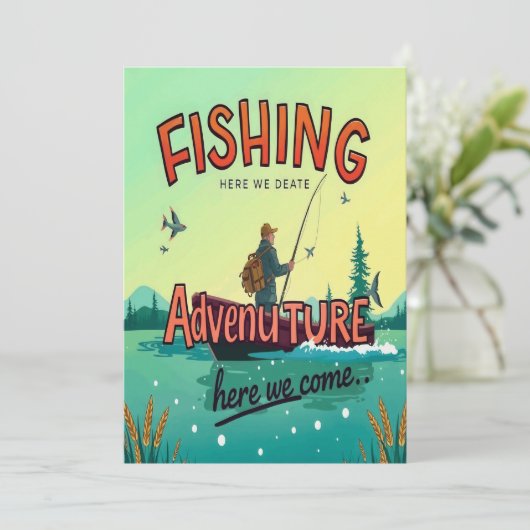 Er wacht een Geviste expeditie Kaart (Staand voorkant)