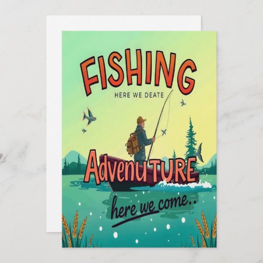 Er wacht een Geviste expeditie Kaart (Voorkant / Achterkant)